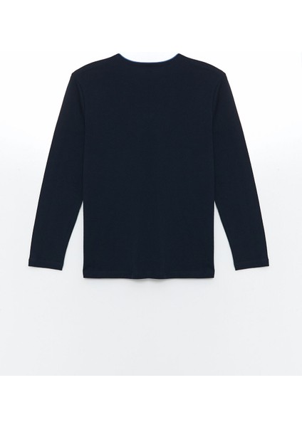 Yeni Sezon V Yaka Uzun Kollu Erkek Pijama Üst fiyatları