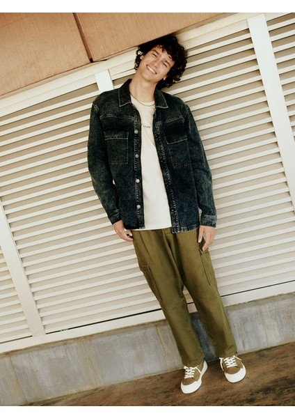 Yeni Sezon Rahat Kalıp Erkek Kargo Pantolon