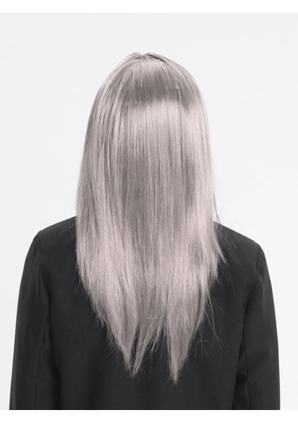 Platin Gri Gümüş Uzun Parti Peruğu fiyatları
