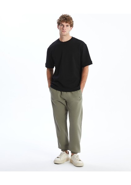 Yeni Sezon Rahat Kalıp Erkek Kalın Jogger Eşofman Altı