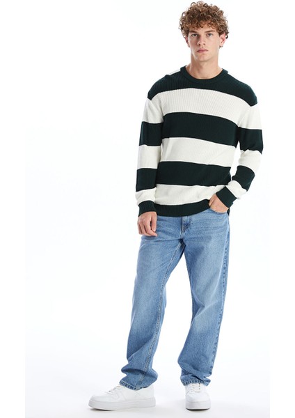 Yeni Sezon Bisiklet Yaka Uzun Kollu Renk Bloklu Erkek Triko Kazak fiyatları