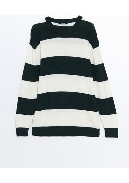 Yeni Sezon Bisiklet Yaka Uzun Kollu Renk Bloklu Erkek Triko Kazak indirimleri