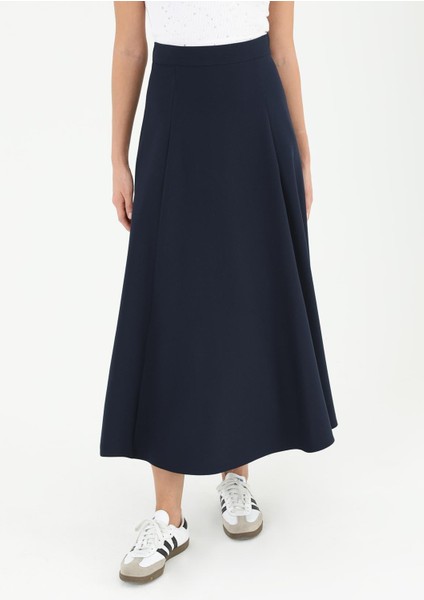 Fermuarlı Kloş Etek 18201 modelleri