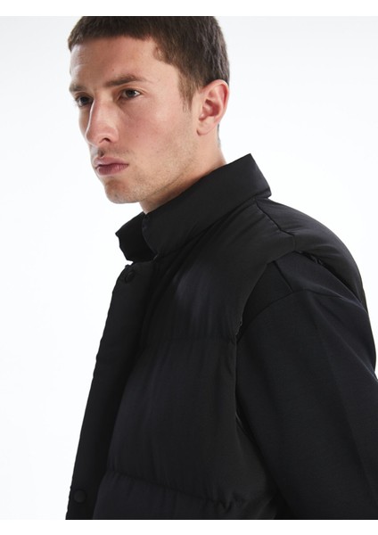 Yeni Sezon Standart Kalıp Dik Yaka Erkek Şişme Yelek modelleri