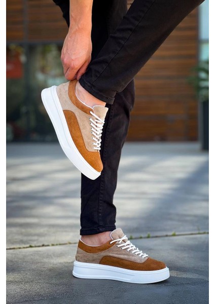 Lvsqvr KB-005 Kuback Vizon Taba Süet Bağcıklı Günlük Erkek Ayakkabı (Numara: 40) indirimleri