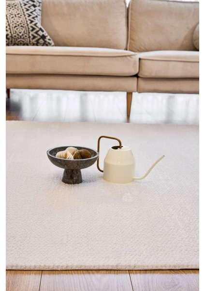 Azur 6541 Açık Gri - Modern Akrilik Halı | Salon Oturma Halısı