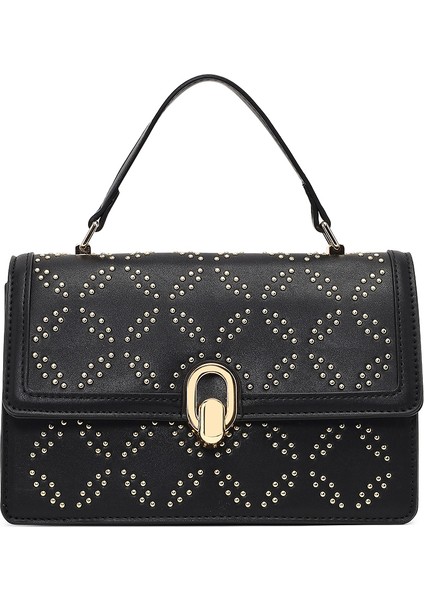 Kadın Siyah Taşlı Uzun Askılı Kol Çantası 25ABD264618 fırsatları