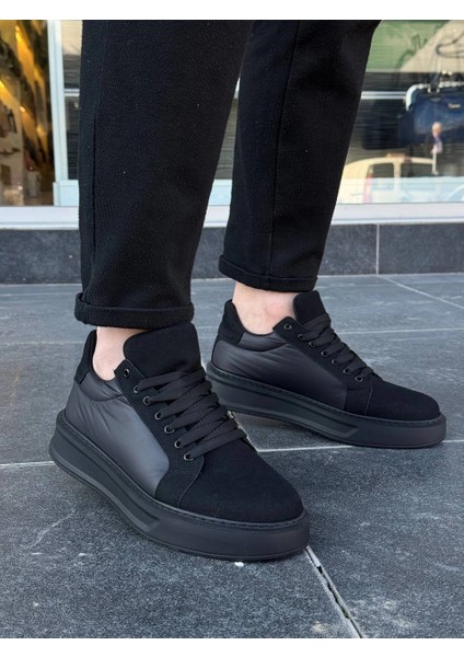 Lvsqvr KB-046 Kuback Siyah Paraşüt Siyah Yüksek Taban Günlük Spor Ayakkabı (Numara: 44) fiyatları