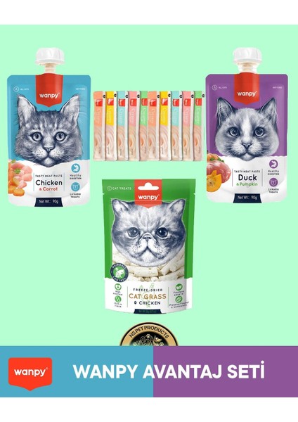 Kedi Maması Wanpy Avantaj Set