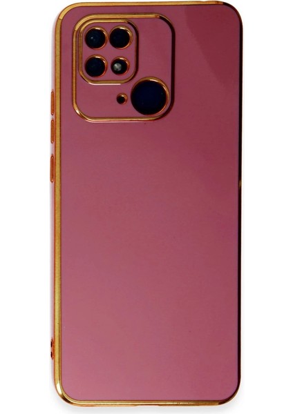 Xiaomi Redmi 10C Kılıf Volet Silikon - Kırmızı