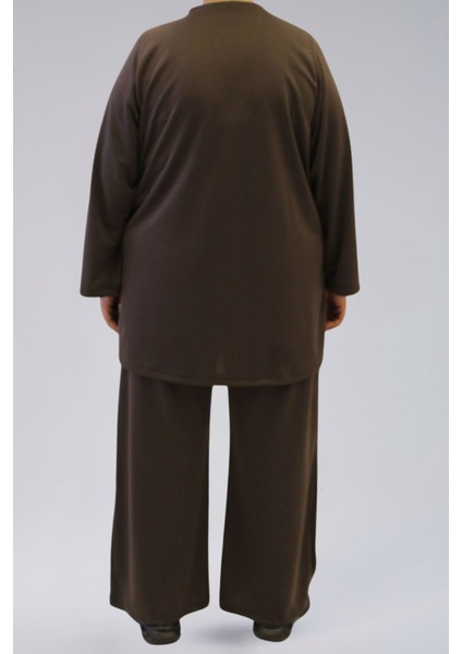 Mevsimlik Eşofman Takımı- Ecrin Kumaş Büyük Beden Eşofman Takımı modelleri