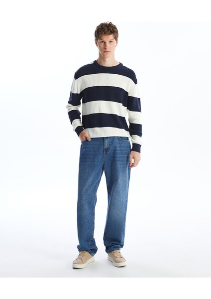 Yeni Sezon Bisiklet Yaka Uzun Kollu Renk Bloklu Erkek Triko Kazak fiyatları