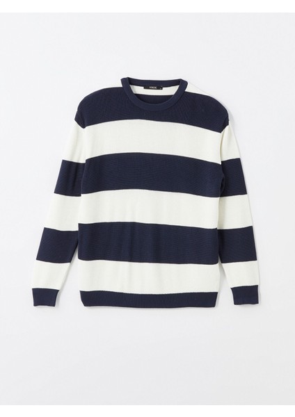 Yeni Sezon Bisiklet Yaka Uzun Kollu Renk Bloklu Erkek Triko Kazak indirimleri