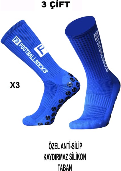 3 Çift Kaydırmaz Silikon Tabanlı Futbol Çorabı Kauçuk Havlu Taban Dikişsiz Maç Sporcu Tozluk Konç fiyatları