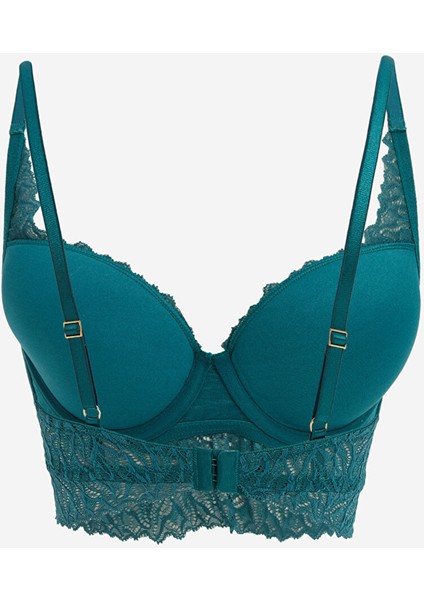 Yeni Sezon Balenli Dolgusuz Dantelli Tişört Sütyen fiyatları