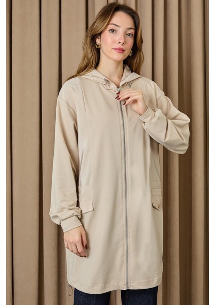 Kapüşonlu Basic Tunik 10733 indirimleri