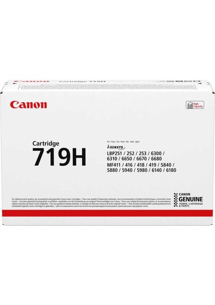 - CRG719H Toner