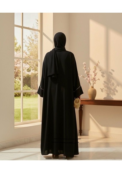 Kadın Sarı Biyeli Abaya fiyatları