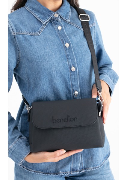 Benetton Kadın Kol Çantası Siyah BNT1677