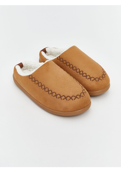 Yeni Sezon Kürk Detaylı Erkek Ev Terliği