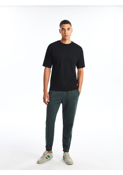 Yeni Sezon Standart Kalıp Erkek Kalın Jogger Eşofman Altı