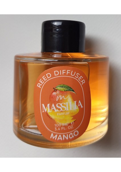 Mango Çubuklu Massılıa Oda Kokusu 100 ml Mango Aromalı Siyah Çubuklarla Kalıcı Etki fiyatları