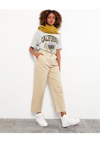 Yeni Sezon Kadın Rahat Kalıp Düz Pantolon fiyatları