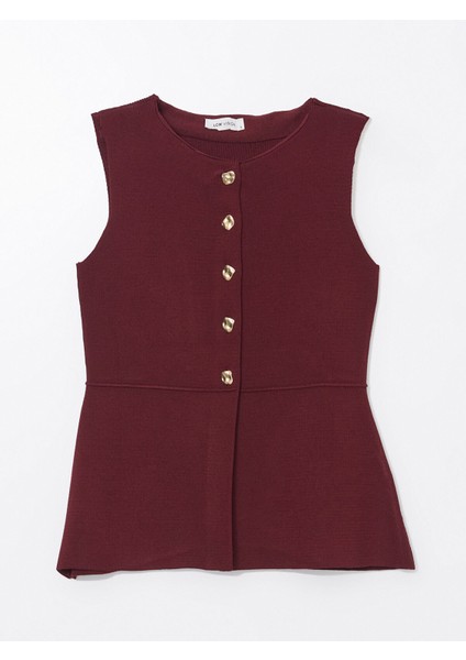 Yeni Sezon Bisiklet Yaka Kadın Triko Yelek indirimleri