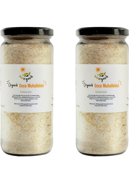 Organik Gece Muhallebisi 2'li Paket (2X300GR) (Bebek Muhallebisi)