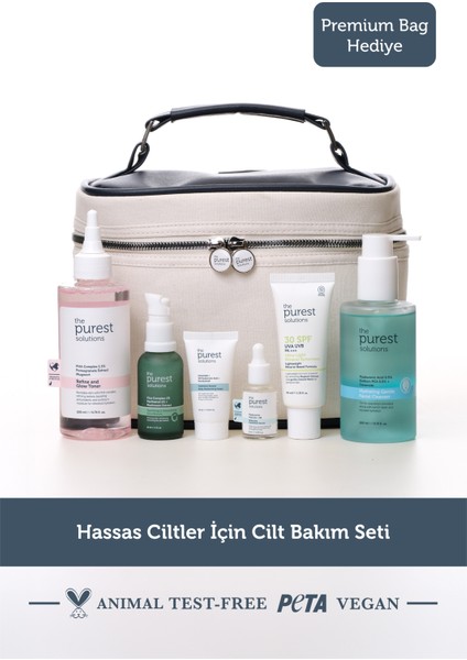 Hassas Ciltler Için Cilt Bakım Seti