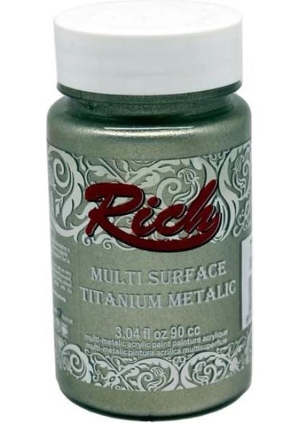Rich Multi Surface Titanium 2504 Antik Gümüş Metalik 90 cc