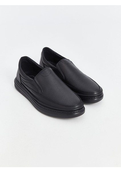 Yeni Sezon Deri Görünümlü Erkek Klasik Ayakkabı
