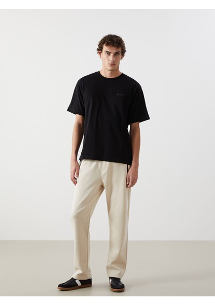 Yeni Sezon Standart Kalıp Erkek Kalın Jogger Eşofman Altı