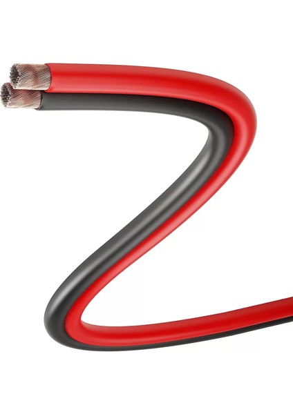 Hoparlör Kablosu Kordon 2x1.5 Zayıf Akım LED Kablosu Siyah 100 Metre fiyatları