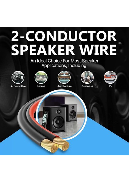 Hoparlör Kablosu Kordon 2x1.5 Zayıf Akım LED Kablosu Siyah 100 Metre indirimleri