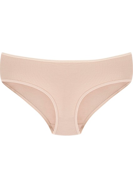 Kadın Bambu Külot Ten Rengi 3'lü Paket Extra Yumuşak ve Esnek, Nefes Alan Kumaş fırsatları