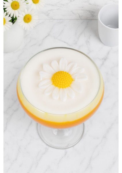 Papatyalı Mum Martini Bardağında fiyatları