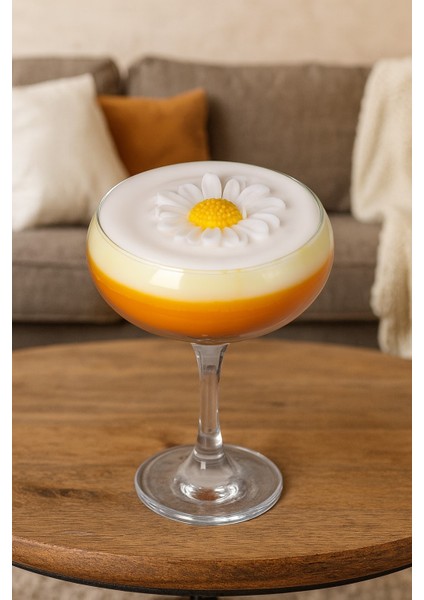 Papatyalı Mum Martini Bardağında fırsatları