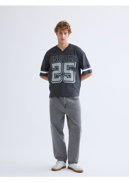 Yeni Sezon Baggy Fit Erkek Jean Pantolon