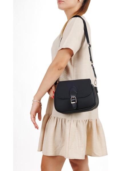 Kadın Uzun Askılı Çapraz Omuz Çantası NEWPOLO357 - Siyah modelleri