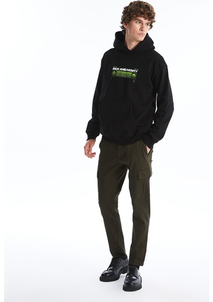 Yeni Sezon Slim Fit Gabardin Erkek Kargo Pantolon