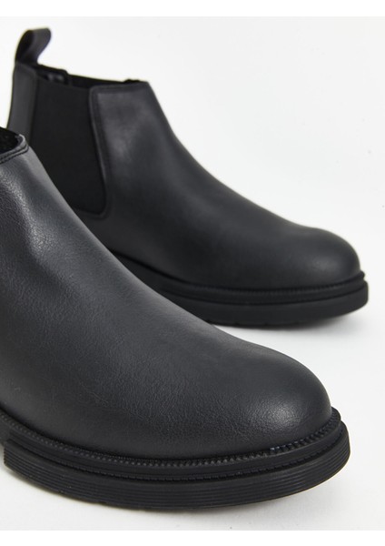 Yeni Sezon Deri Görünümlü Erkek Bot modelleri