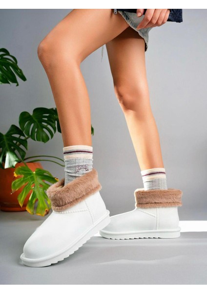 Kadın Su Geçirmez Içi Tamamen Kürklü Eva Bot fiyatları