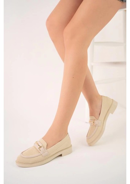 Lvsqvr KB-021 Kuback Bej Triko G Toka Günlük Kadın Ayakkabı Bejz (Numara: 38) modelleri