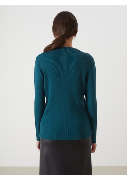 Yeni Sezon Dik Yaka Kadın Triko Kazak indirimleri