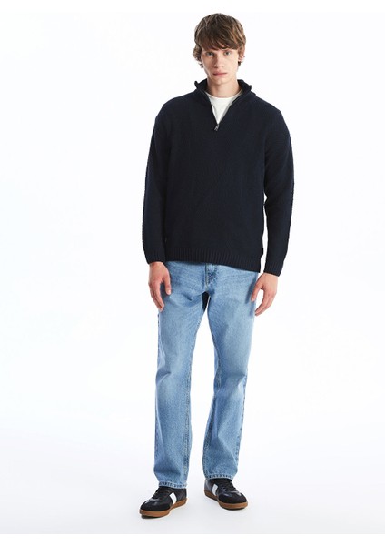 Yeni Sezon Dik Yaka Uzun Kollu Erkek Triko Kazak fiyatları