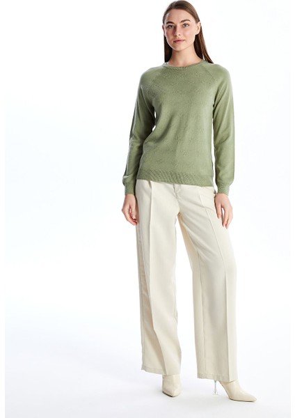 Yeni Sezon Bisiklet Yaka Düz Uzun Kollu Kadın Triko Kazak modelleri