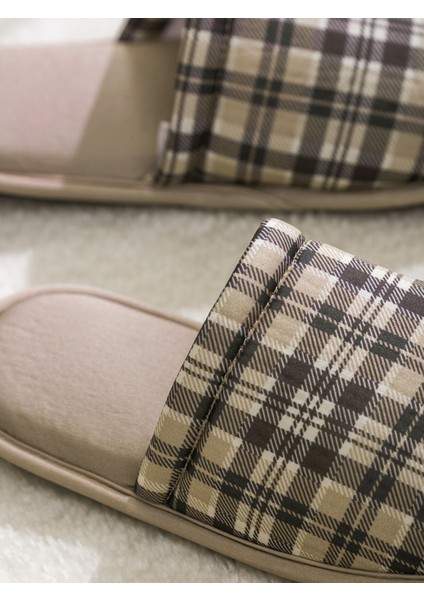 Yeni Sezon Ekose Desenli Erkek Ev Terliği modelleri