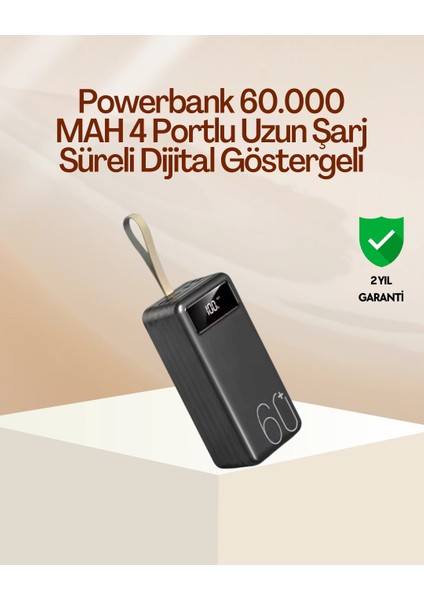 Tüm Cihazlara Uyumlu Çoklu Çıkışlı Powerbank
