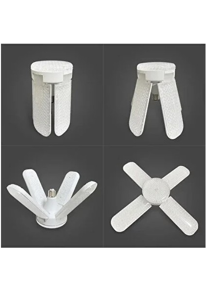 45W LED Pervane Kristal Ampul 1XE27 6500K modelleri